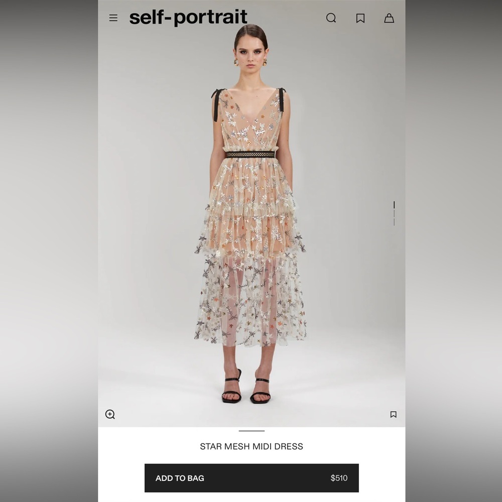 Self-portrait dress